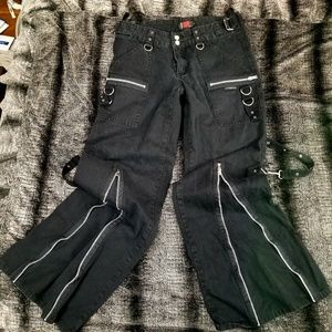 Tripp black goth bondage pants